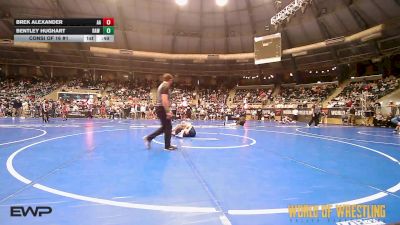 73 lbs Consi Of 16 #1 - Brek Alexander, Alber Athletics vs Bentley Hughart, RAW Wrestling Club