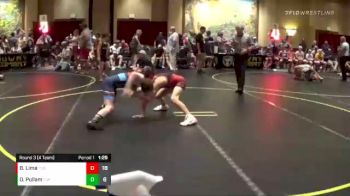 90 lbs Round 3 (4 Team) - Bobby Lima, The Untouchables Black vs Oliver Pullam, The Untouchables Purple