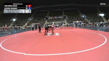 207 lbs 1st Place Match - Cheyenne Cruce, Unattached Lindsey Wilson vs Katrina Wangen, University Of Central Florida