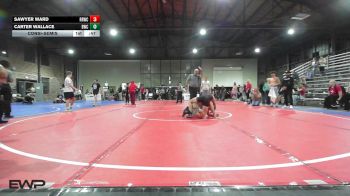 110 lbs Consolation - Carter Wallace, Battlefield Wrestling Club vs Sawyer Ward, Red Ryder Wrestling Club