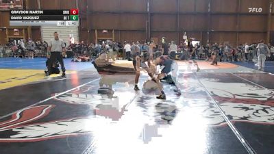 125 lbs Round Of 32 - Graydon Martin, Srhs vs David Vazquez, Dc Trained