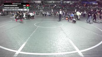 53 lbs Round Of 32 - Hamzah Mahmood, Roman Legion vs Vincent Santa Maria, High Pace Wrestling Club