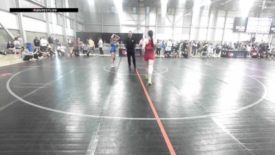 U20 Women - 57 lbs Champ. Round 3 - Caddy Tverdy, ID vs Carissa Qureshi, CA
