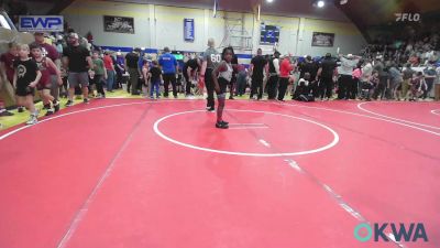 83-90 lbs Quarterfinal - Messiah Stephenson, Pitbull Wrestling Academy vs Reed Stephenson, Bristow Wrestling