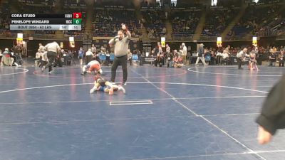 63 lbs Consy 4 - Cora Studd, Canon-McMillan vs Penelope Wingard, Hickory