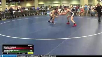 160 lbs Semis & Wb (16 Team) - Andrew Meadows, Rosewood vs Dylan Forbus, Franklin Black