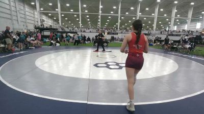 90 lbs Aubrey Montes, Pennsylvania RedG vs Aubrey Kokinda, Pennsylvania BlueG