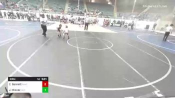 43 lbs Round Of 16 - Catch Bennett, Randall Youth WC vs Jace Chavez, Valencia Jaguar