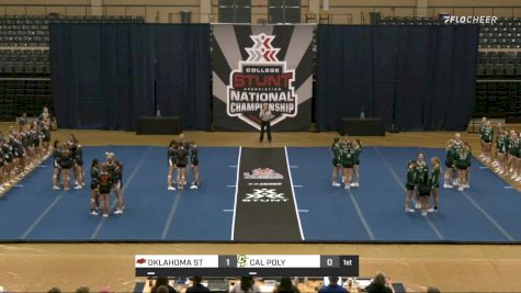 STUNT - OKLAHOMA STATE vs CAL POLY, OKLAHOMA STATE vs CAL POLY vs. - CLUB Day 3