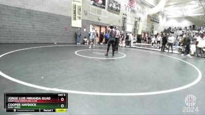 185 lbs Cons. Round 5 - Jorge Luis Miranda Guadarrama, Sunnyvale Wrestling Club vs Cooper Haydock, Dark Horse