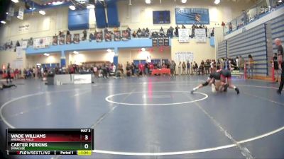 138 lbs Champ. Round 2 - Wade Williams, American Falls vs Carter Perkins, Syracuse