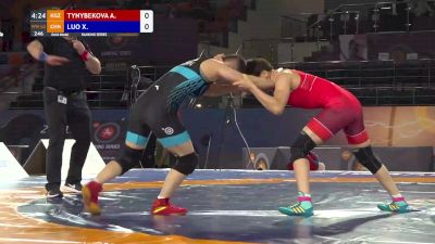62 kg Gold - Aisuluu Tynybekova, KGZ vs Xiaojuan Luo, CHN