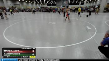 144 lbs Cons. Round 1 - Emerson Tjaden, Mill Valley Kids Wrestling Club vs Garrett Williams, Oklahoma
