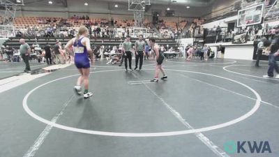 105-110 lbs Rr Rnd 1 - Camden West, Midwest City Bombers Youth Wrestling Club vs Paisley Armstrong, Chickasha Youth Wrestling