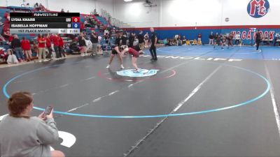 131C 1st Place Match - Isabella Hoffman, Emmanuel University vs Lydia Knarr, Lock Haven University