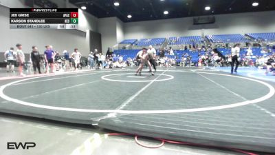 130 lbs Consi Of 4 - Jed Grise, Apache Wrestling Club vs Karson Standlee, Neosho Wrestling