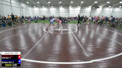 125 lbs Kandice Spry, Ohio Red vs Emmaline Kouw, Michigan Red