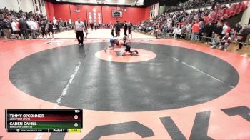 126 lbs Champ. Round 1 - Caden Cahill, Wheaton (NORTH) vs Timmy O?Connor, LOCKPORT (Twp)