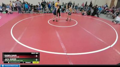 69-70 lbs Round 2 - Jack Snider, Spring Klein Wrestling Club vs Kaden Davis, Eagles Wrestling Club