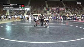 6A 126 lbs Champ. Round 2 - Kyle Fairless, Spain Park HS vs Jameson Bolen, Chelsea