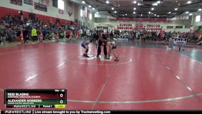 55 lbs Cons. Round 1 - Reid Blasing, Owatonna Wrestling Academy vs Alexander Norberg, Grand Rapids Grapplers