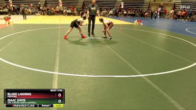 105 lbs Cons. Round 2 - Blake Lanning, Medford vs Isaac Davis, UNC (United North Central)