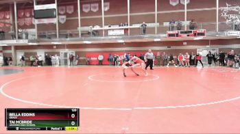 120 lbs Quarterfinal - Tai McBride, Jackson High School vs Bella Eddins, Grace