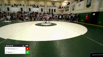 132 lbs Round Of 16 - William Rodrigues, Middleborough vs Michael Bogan, Plymouth South