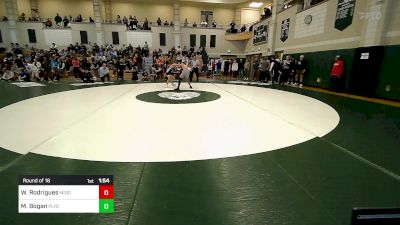 132 lbs Round Of 16 - William Rodrigues, Middleborough vs Michael Bogan, Plymouth South