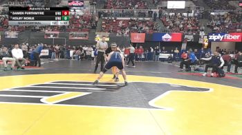 AA - 215 lbs Quarterfinal - Kolby Noble, Great Falls / MSDB vs Damen Furthmyre, Great Falls / MSDB