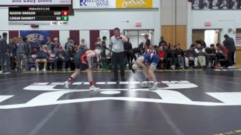 107 lbs Consy Rd I - Mason Gregor, Cathedral Preparatory vs Logan Barrett, Burrell