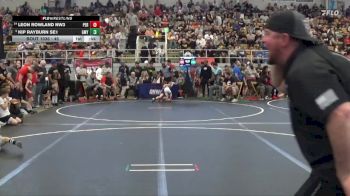 45 lbs Champ. Round 2 - Kip Rayburn SE1, Greenfield McClain Youth vs Leon Rowland NW3, Perkins