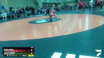 157 lbs Round 5 (6 Team) - Alex Lopez, Alabama Elite Black vs Aydan Green, Techfall White