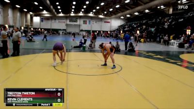 184 lbs Cons. Round 6 - Treyton Tweton, Midland (Neb.) vs Kevin Clements, San Francisco State