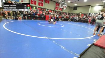 117 lbs Consi Of 8 #2 - Haidyn Giacomo, McAlester vs Teagan Devries, McAlester