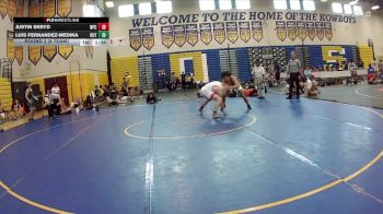 157 lbs Round 2 (8 Team) - Luis Fernandez-Medina, The Outsiders vs Justin Skryd, Naperville Central