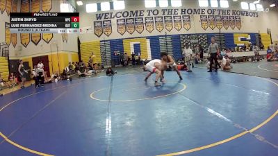 157 lbs Round 2 (8 Team) - Luis Fernandez-Medina, The Outsiders vs Justin Skryd, Naperville Central