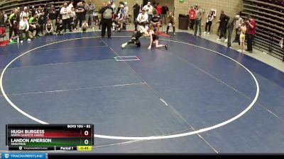 82 lbs Cons. Round 3 - Landon Amerson, Shootbox vs Hugh Burgess, North Sanpete Hawks