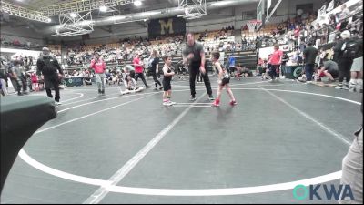 52 lbs Consi Of 8 #1 - Maxim Langford, ARDMORE TAKEDOWN CLUB vs Dax Cook, D3 Wrestling Cluib