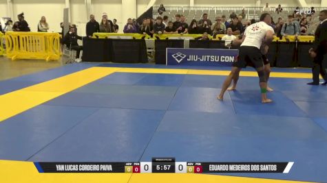 Eduardo Medeiros Dos Santos vs Yan Lucas Cordeiro Paiva 2025 World IBJJF Jiu-Jitsu No-Gi Championship
