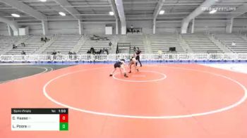 120 lbs Semifinal - Cooper Haase, FL vs Luke Poore, DE