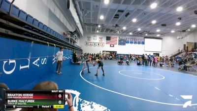 98 lbs Semifinal - Burke Malyurek, Touch Of Gold WC vs Braxton Hodge, Lusk Rawhide Wrestling