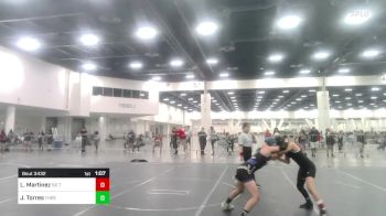 94 lbs Rr Rnd 2 - Lucy Martinez, No Team vs Jocelyn Torres, Threshold