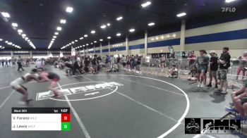 113 lbs Semifinal - Vito Farano, Wildcat WC/DYWC vs Jayshaun Lewis, Wolfpack Wr Ac