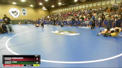 165 lbs Champ. Round 2 - Mason Hernandez, Immanuel vs Fabian Luna, Peninsula