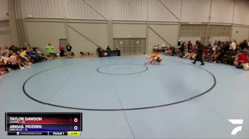 132 lbs 4th Wrestleback (16 Team) - Taylor Dawson, Illinois vs Abigail Mozden, Ohio Blue