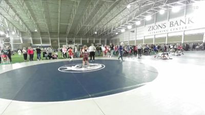 100 lbs Semifinal - Kynlee Douglas, Bear River Wrestling Club vs Demi Hoskins, Sanderson Wrestling Academy