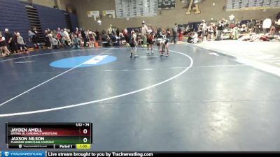 74 lbs 1st Place Match - Jaxson Nilson, Punisher Wrestling Company vs Jayden Amell, Orting Jr. Cardinals Wrestling