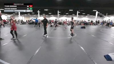 84 lbs Round 4 (6 Team) - Steven Barker, BC Iron vs Tyler Jennings, Mat Warriors