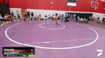 165 lbs Round 2 (8 Team) - Taryn Meek, All American Wrestling Club vs Olivia Rodriguez, Big Dog Ranch